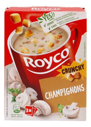 ROYCO crunchy champignons 3p