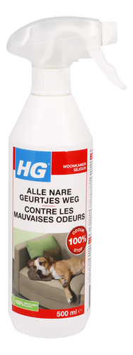 HG alle nare geurtjes weg