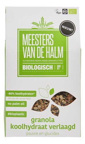 DE HALM granola pauvre glucides bio