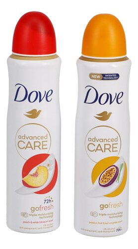 DOVE deo spray peach/passion