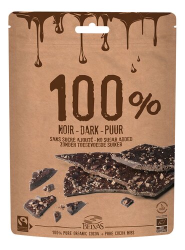 BELVAS Thins noir 100% s.sucre Bio