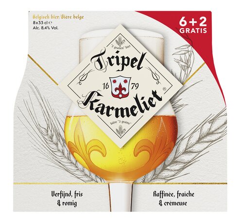 Tripel Karmeliet Blond 8,4% 6+2gr 8x33cl
