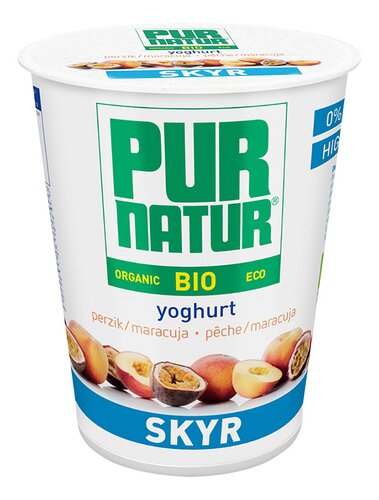 PUR NATUR Skyr perzik maracuja bio