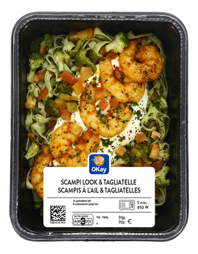 OKAY Scampis s.ail leg tagliatelles