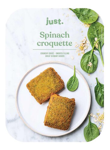 JUST. Croquette aux épinards Bio