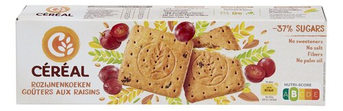 CÉRÉAL goûters aux raisins