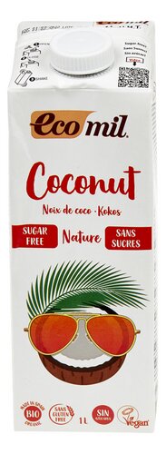 ECOMIL lait coco nat. ss sucre Bio
