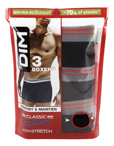 DIM Classic Colors boxer zwart M Colruyt