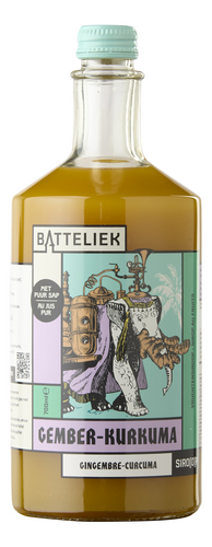 BATTELIEK Sirop gingembre-kurkuma
