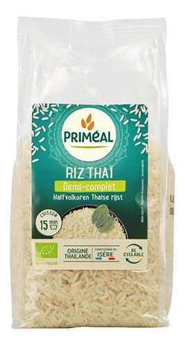 PRIMEAL Rijst Thai Halfvolkoren Bio
