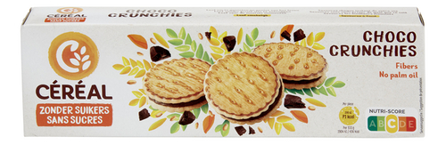 CEREAL biscuits choco crunchies