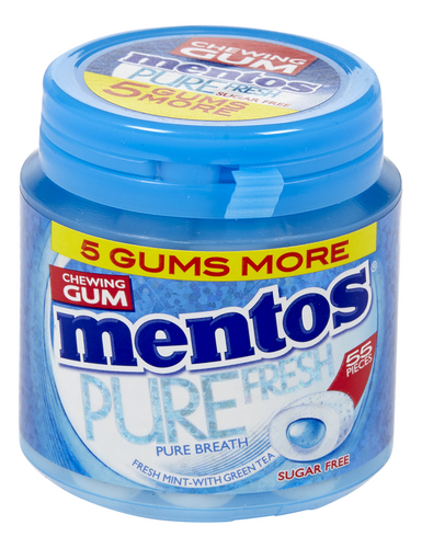 MENTOS PURE FRESH fresh mint 55pc