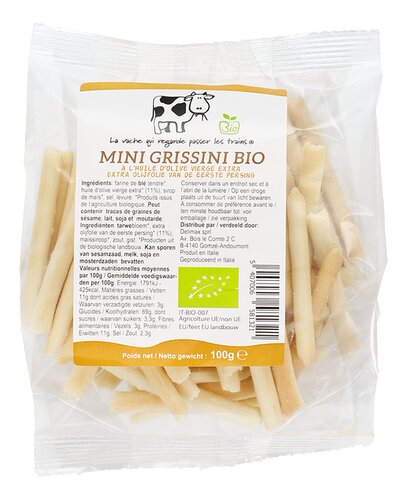 LA VACHE QUI REG. Bio mini grissini