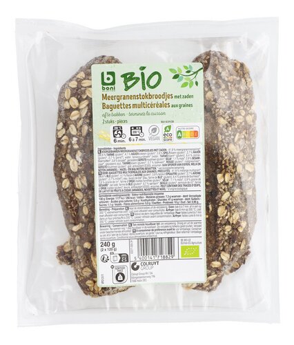 BONI BIO Baguette foncée | grains