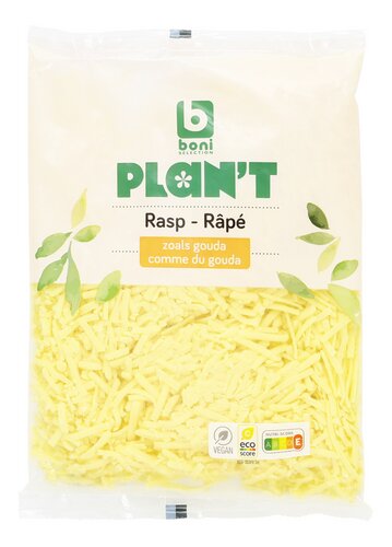 BONI PLAN'T Geraspt Gouda sm.Vegan