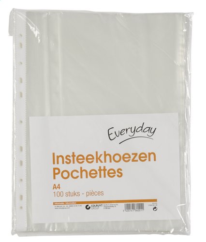 EVERYDAY pochettes perforées A4