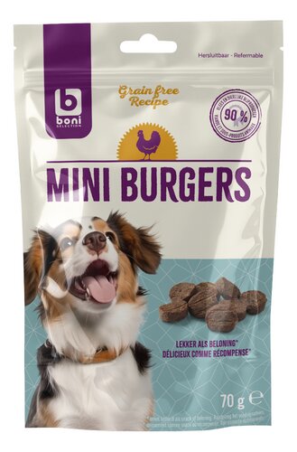 BONI snack hond miniburger kip