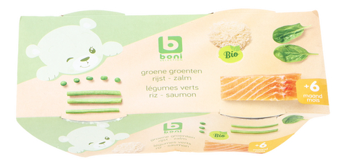 BONI Légumes v.riz saumon bio 6m