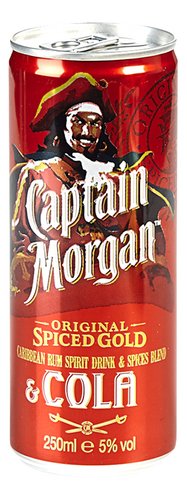 CAPTAIN MORGAN Spiced Gold&Cola 5%