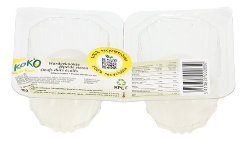 KOK'O oeufs durs écalés élev.sol