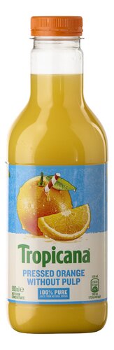 TROPICANA Press.Orange Without Pulp