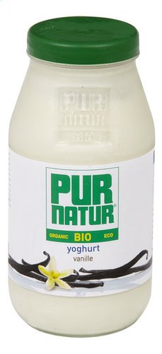 PUR NATUR yaourt ent.van.bio verre