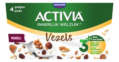 ACTIVIA yoghurt vezels muesli