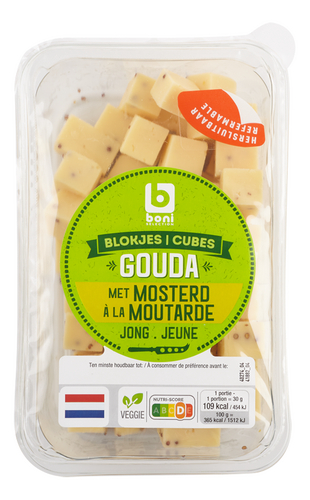 BONI gouda jong mosterd blokjes