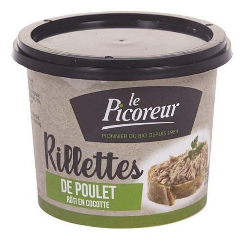 LE PICOREUR rillette de poulet Bio