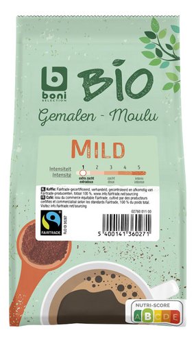 BONI BIO Doux moulu fairtrade