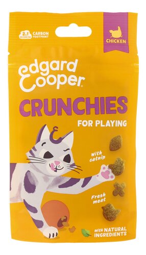 EDGARD&COOPER Crunchies chat poulet
