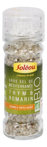 SOLEOU gros sel thym-romarin Bio