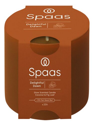 SPAAS geurkaars glas Delightful Dawn