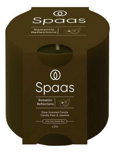 SPAAS geurkaars glas Romantic Refl