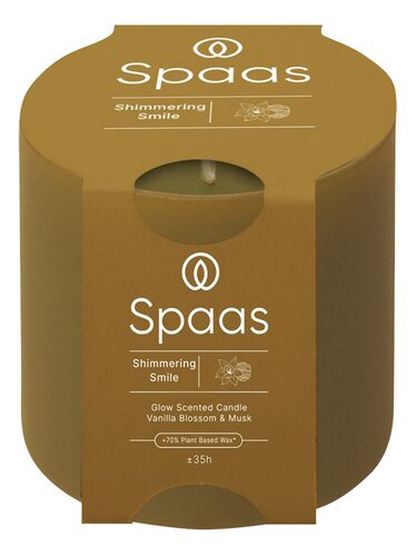 SPAAS geurkaars glas Shimmering Smile