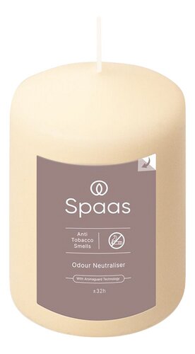 SPAAS Kaars anti-tabak ivoor 7x10cm