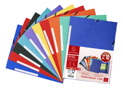 EXACOMPTA farde à élast.A4 carton