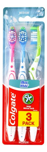 COLGATE MAX WHITE tandenborstel M
