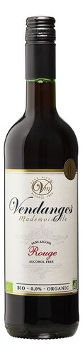 VENDANGES MADEMOISELLE rouge 0% Bio