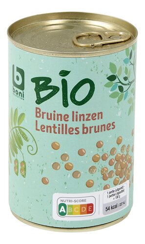 BONI BIO lentilles bruns