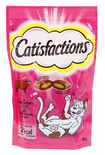 CATISFACTIONS Snacks au boeuf
