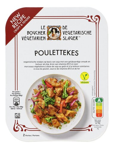 DE VEGETARISCHE SLAGER Poulettekes