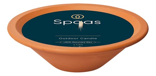 SPAAS Royal flame kaars terrac. 23,5cm