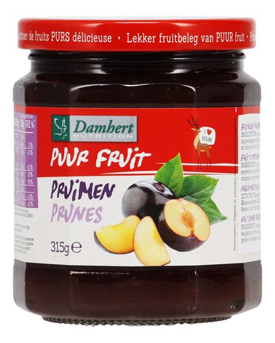 DAMHERT confituur pruim z.s.