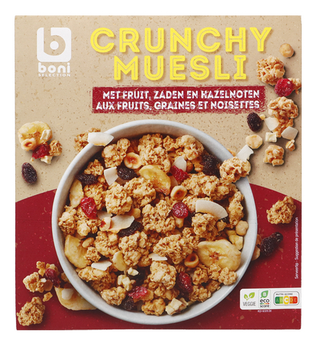 BONI crunchy muesli fruits