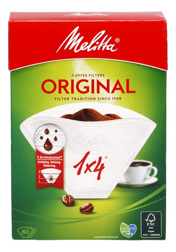 MELITTA Filtres Original 1x4 blanc