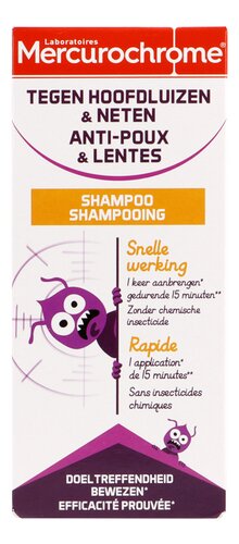 MERCUROCHROME shamp. tegen luizen