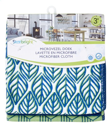 STARBRIGHT Set lavettes microfibres