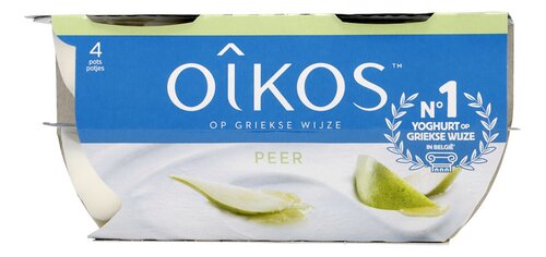 OIKOS volle yoghurt peer