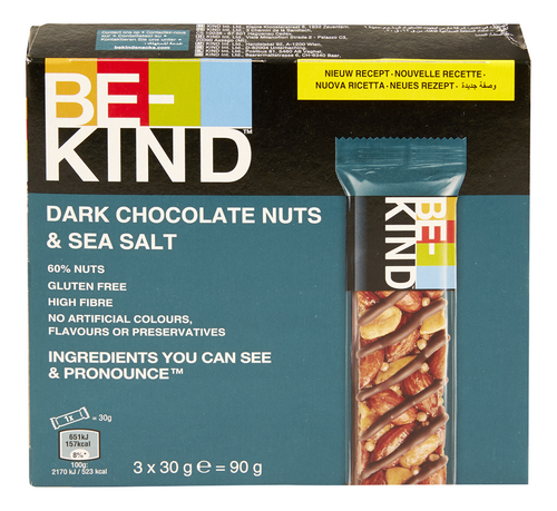 BE-KIND dark chocolat nuts & salt